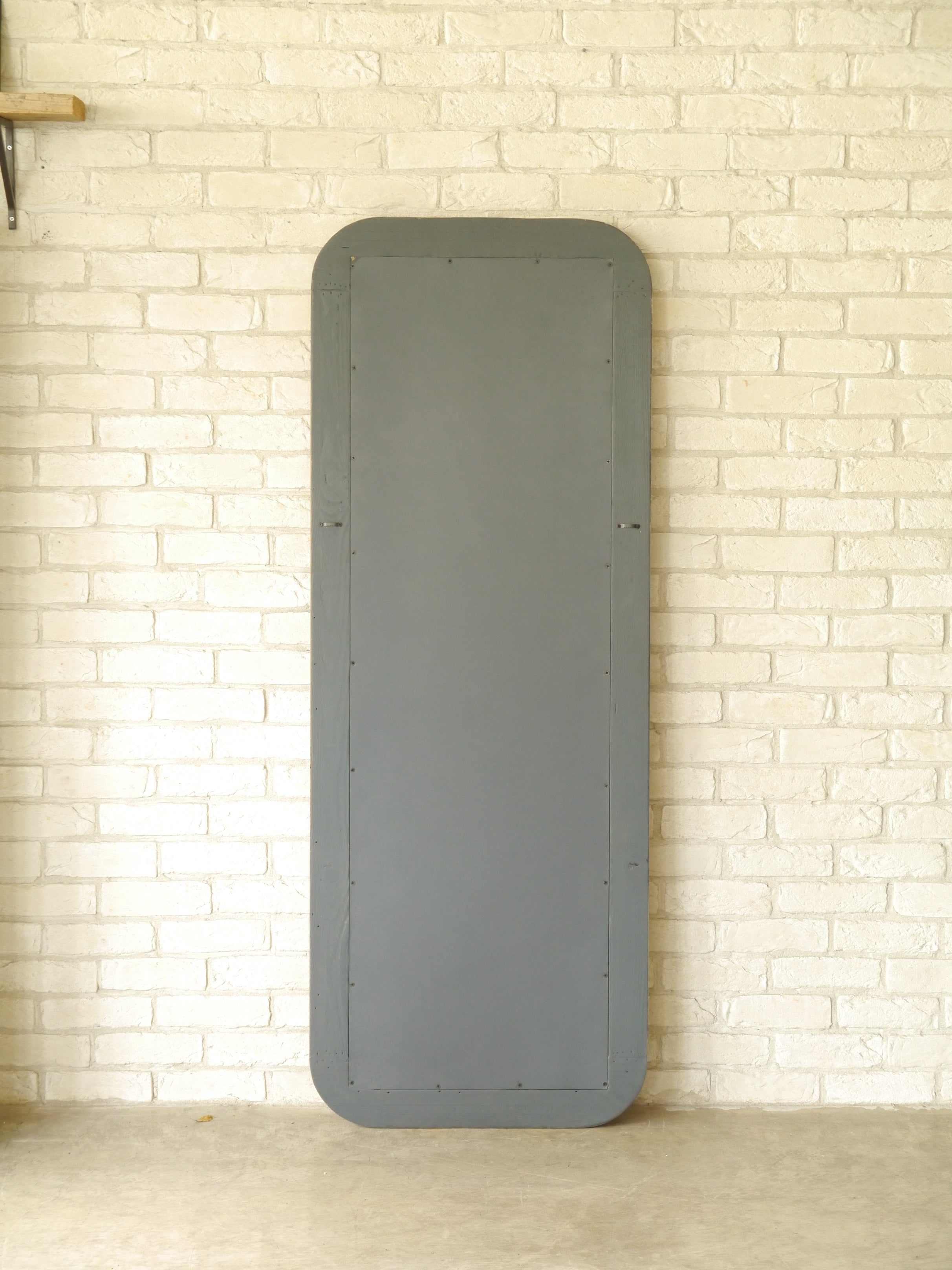 鏡 ミラー ナチュラル 完成品 幅600×奥行60×高さ1600mm