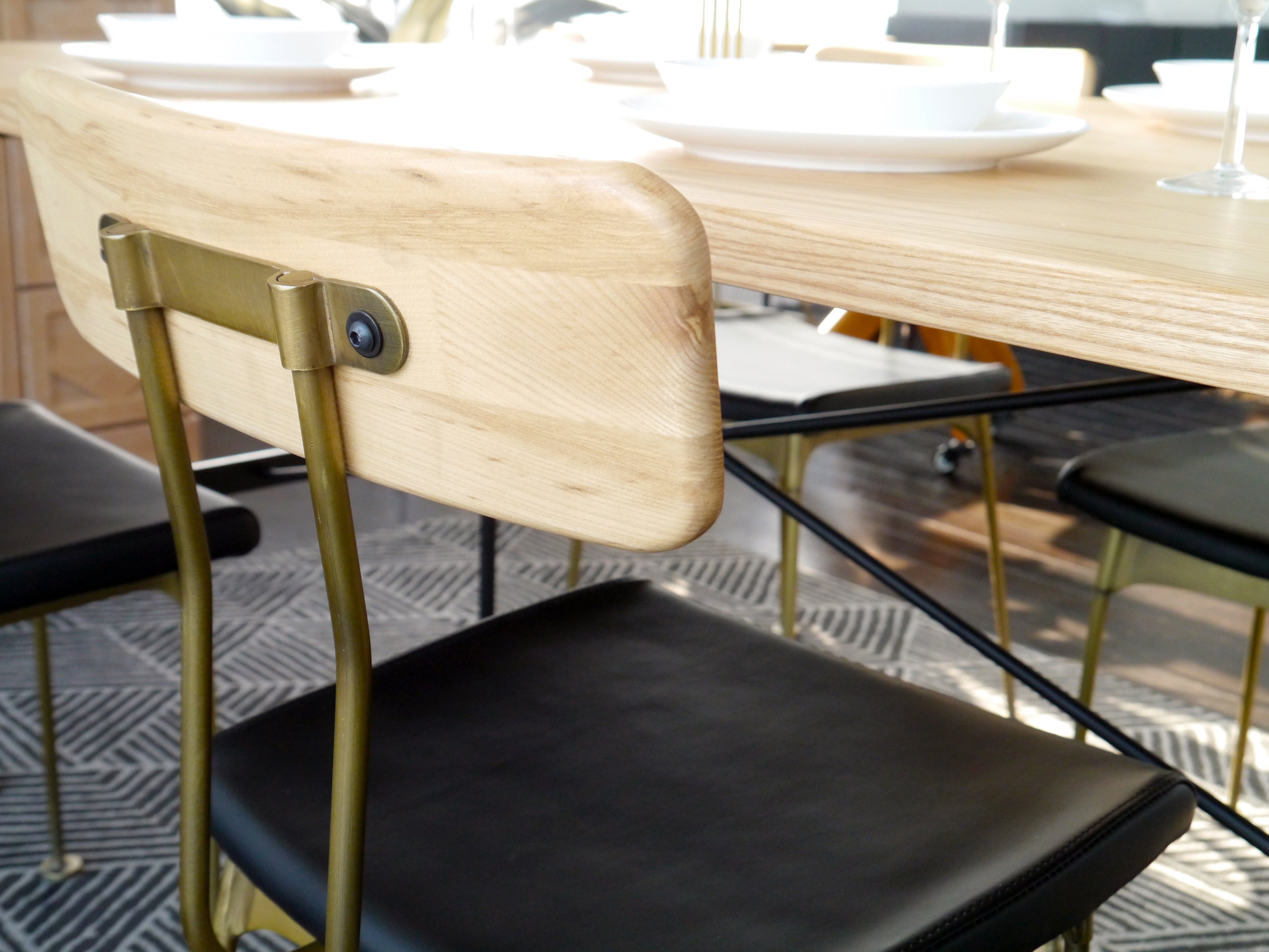 ダイニングチェア 1人掛け 幅410mm×奥行485mm×高さ790mm×座面高450mm