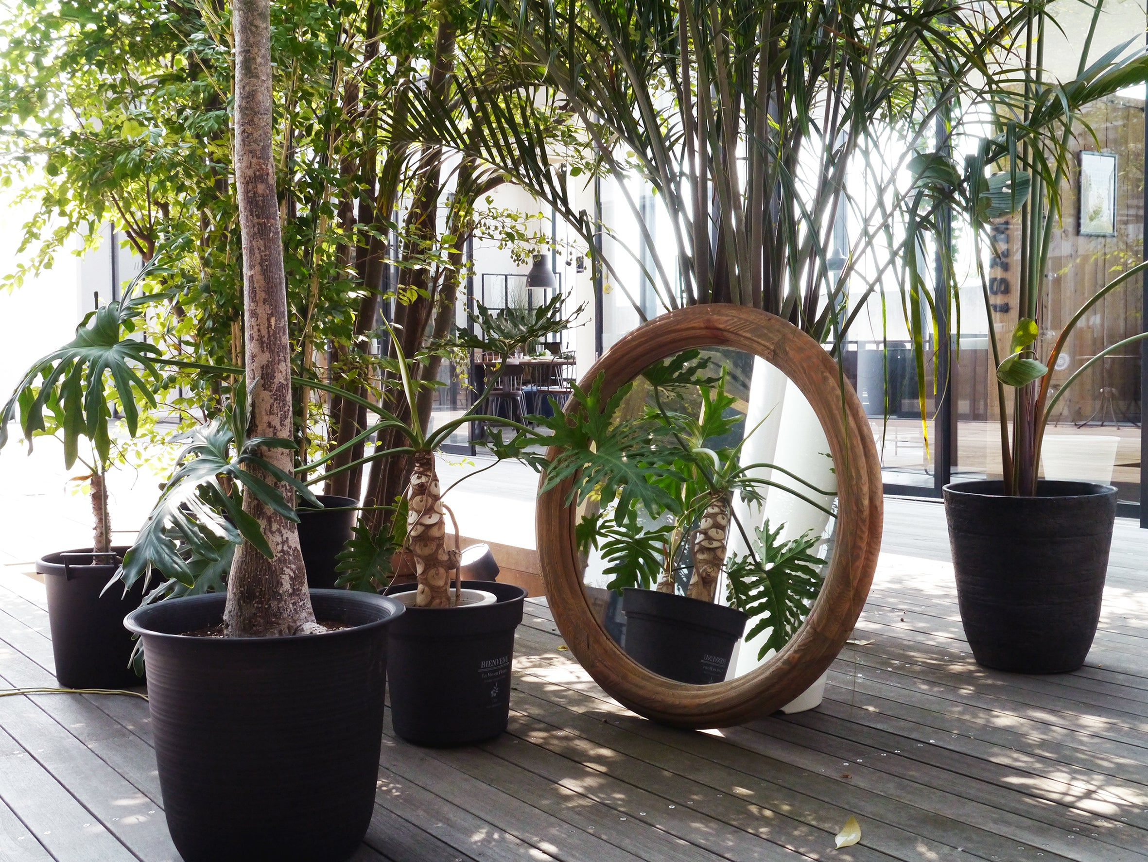 鏡 ミラー ナチュラル 完成品 幅900×奥行60×高さ900mm