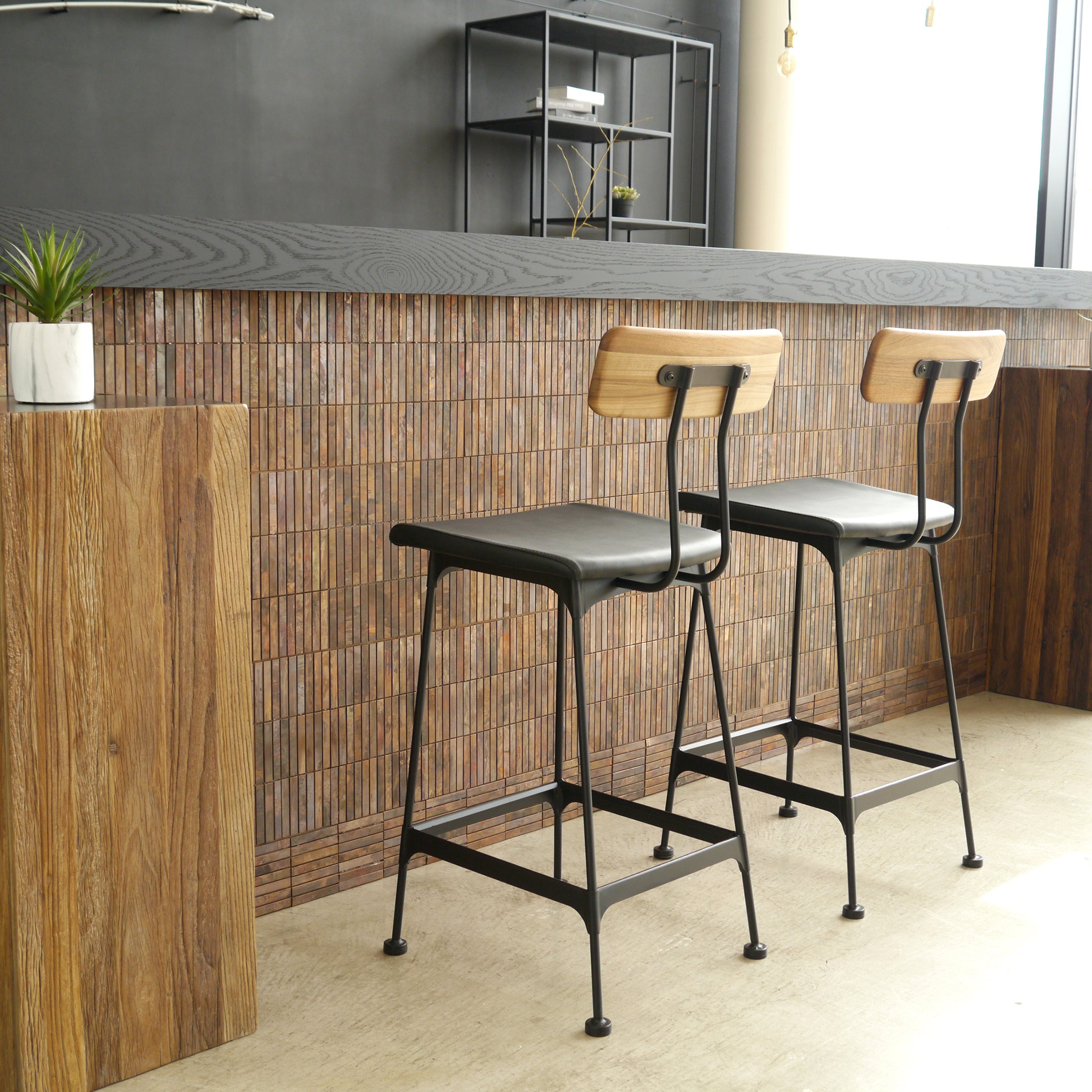 ダイニングハイチェア 完成品 幅415mm×奥行465mm×高さ950mm×座面高660mm - 【公式】allecore(アレコレ) 家具インテリア・生活雑貨のオンライン通販