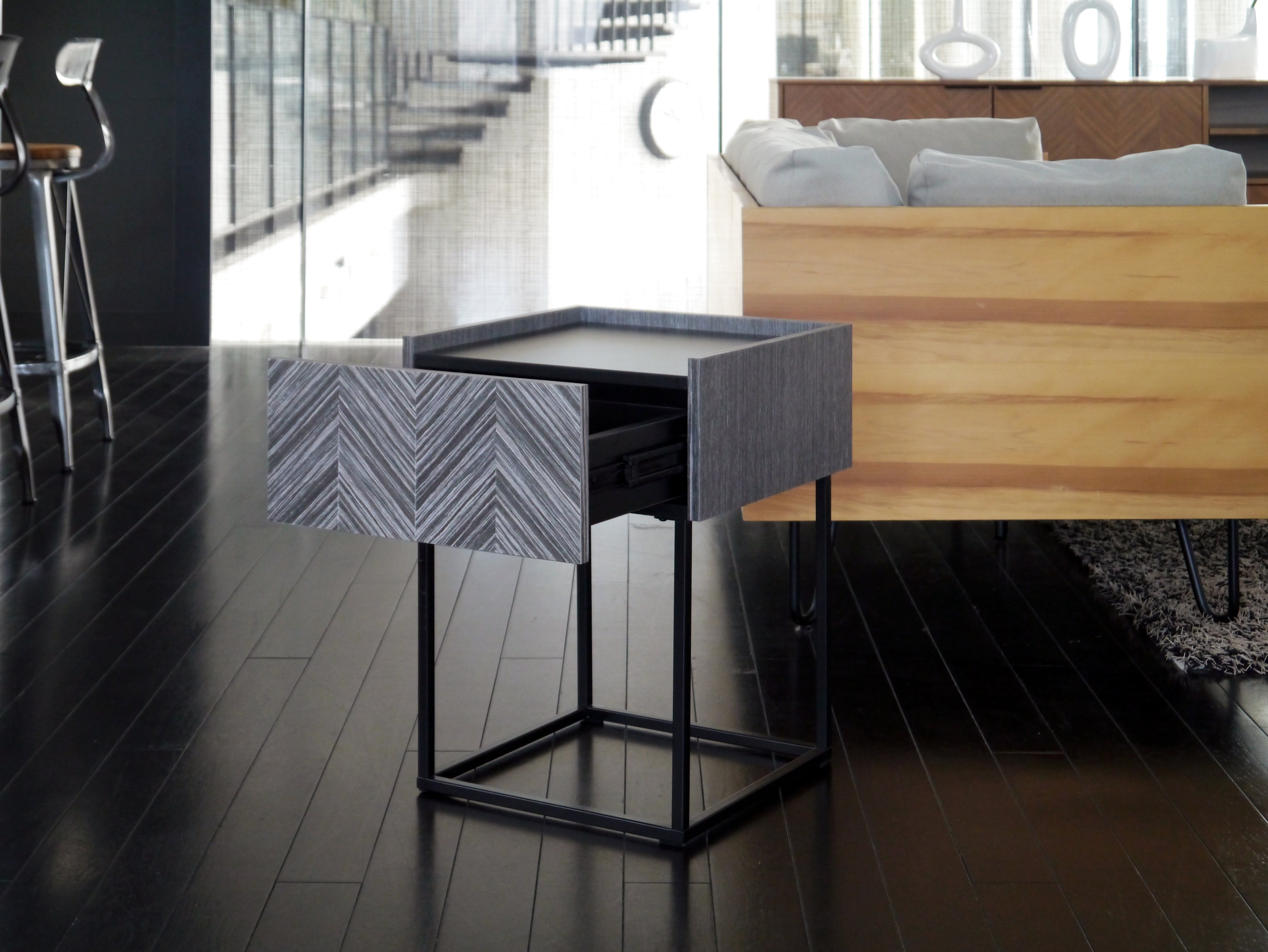 サイドテーブル 完成品 幅400mm×奥行400m×高さ545mm