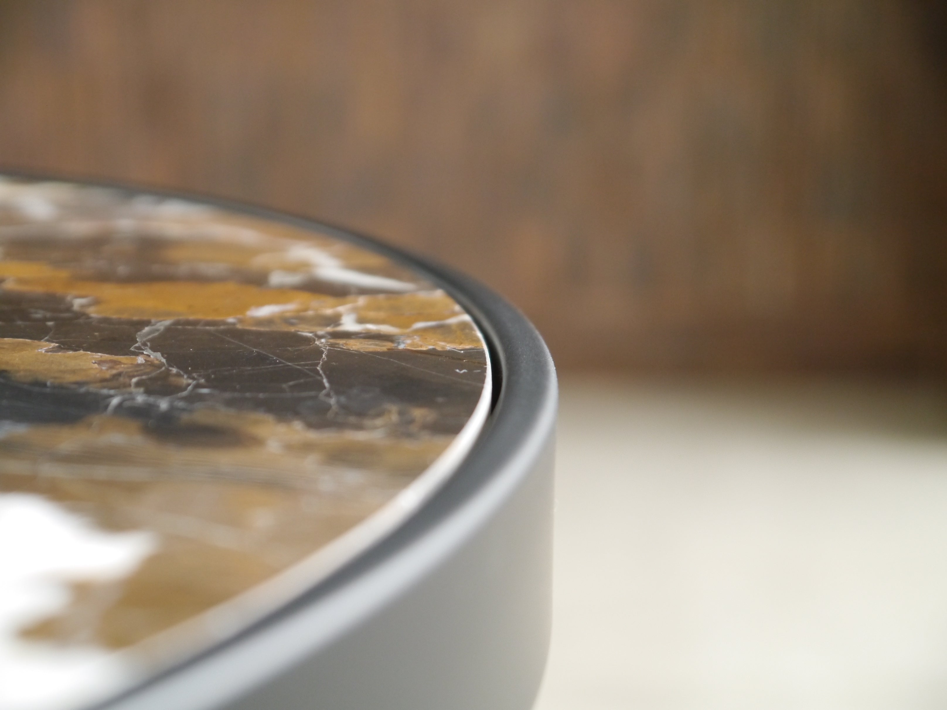 サイドテーブル 大理石 幅475mm×奥行475mm×高さ580mm