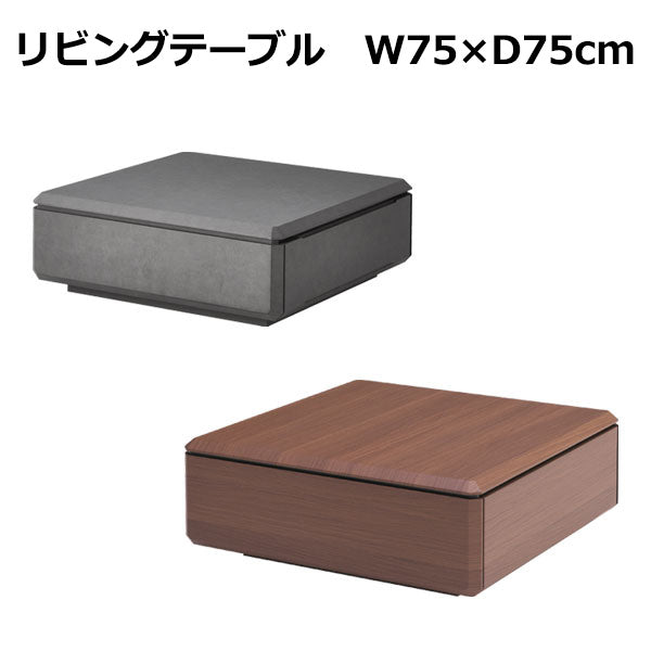 リビングテーブル 幅75cm 奥行き75cm 高さ30cm ローテーブル センターテーブル
