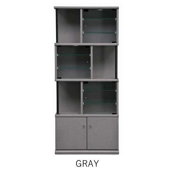 コレクションラック ハイタイプ 幅62×奥行28×高さ161cm コレクションボード ショーケース