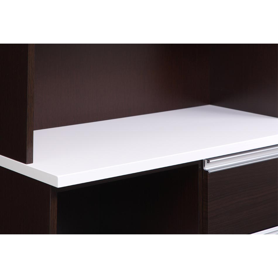 キャビネット 幅90cm 奥行45cm 高さ180cm 北欧 レンジ台 食器棚 キッチン収納