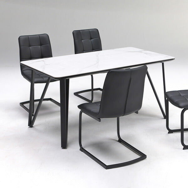 ダイニングテーブル 幅160cm 4人用 北欧 大理石柄