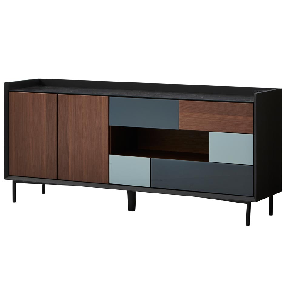 キャビネット 幅180cm 奥行43cm 高さ80cm 収納ラック リビングボード リビングラック テレビ台 TV台