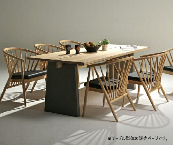 ダイニングテーブル 幅210cm 6人用 無垢 リビングテーブル 木製 北欧 天然木