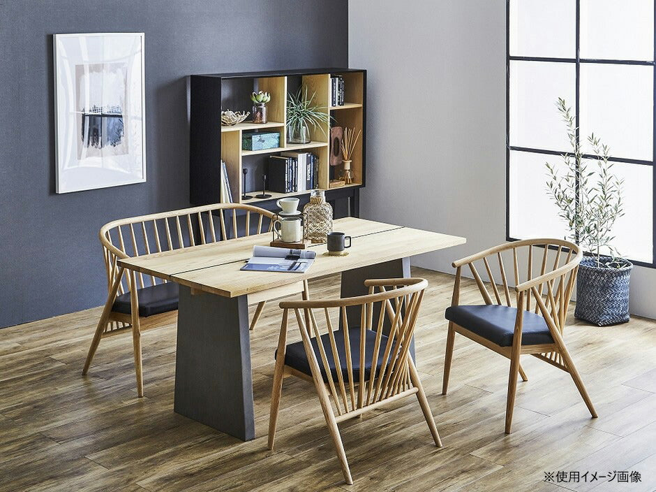 ダイニングチェア 2脚セット 背もたれ付き 木製チェア 椅子 イス 天然木 北欧