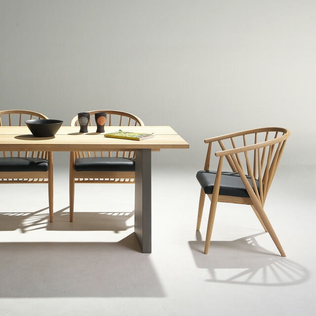 ダイニングチェア 2脚セット 背もたれ付き 木製チェア 椅子 イス 天然木 北欧