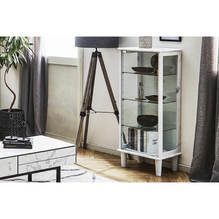 コレクションラック 幅49×奥行35×高さ115cm コレクションケース ガラスケース