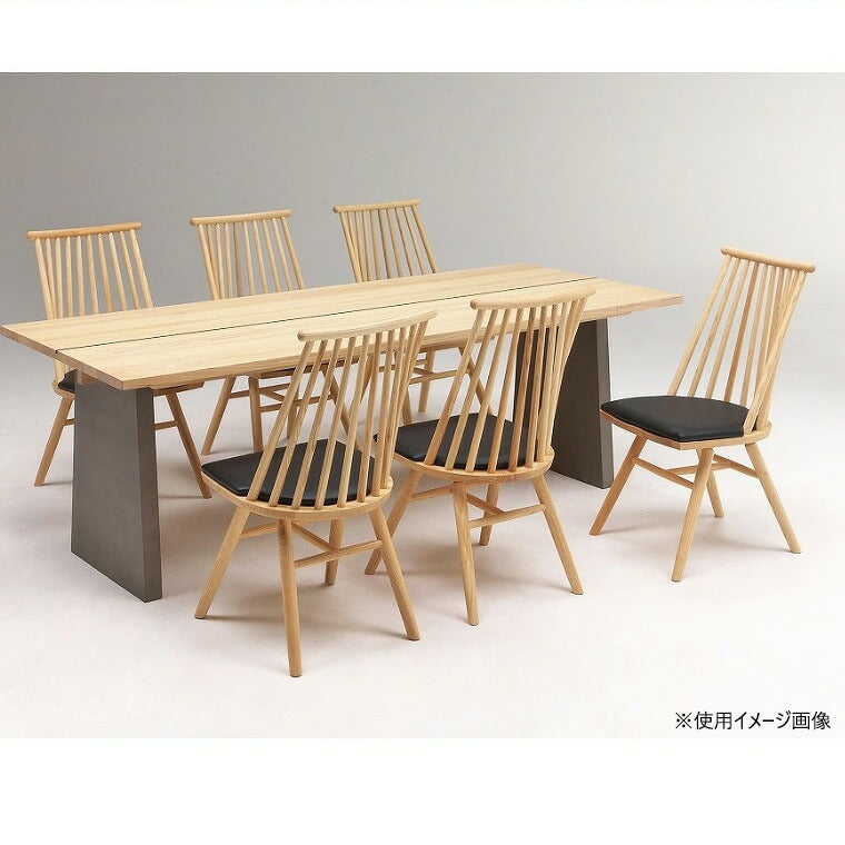 ダイニングチェア 2脚セット 幅45 奥行き53 高さ90cm 木製 無垢 北欧