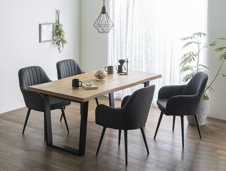 ダイニングチェア チェア 2脚セット 回転式チェア 肘付き