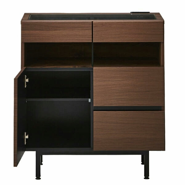 キャビネット 幅74cm リビング収納 サイドボード