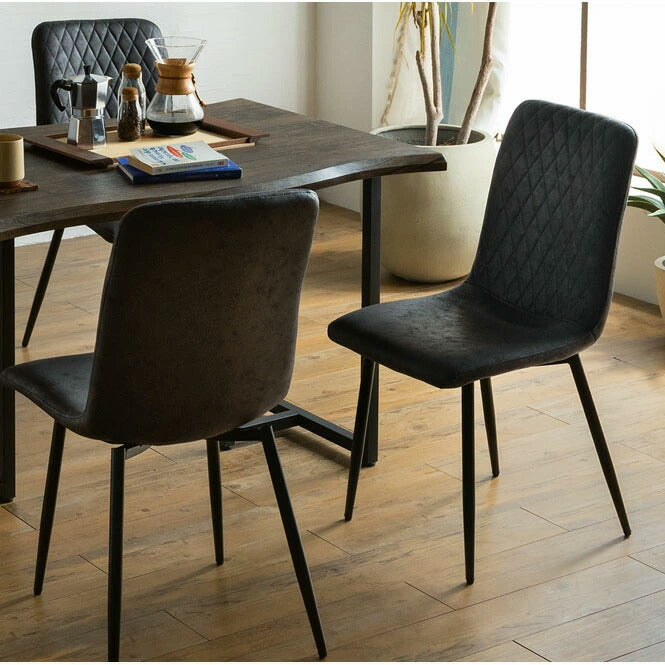 ダイニングチェア 2脚セット チェア 椅子 イス レザー ファブリック