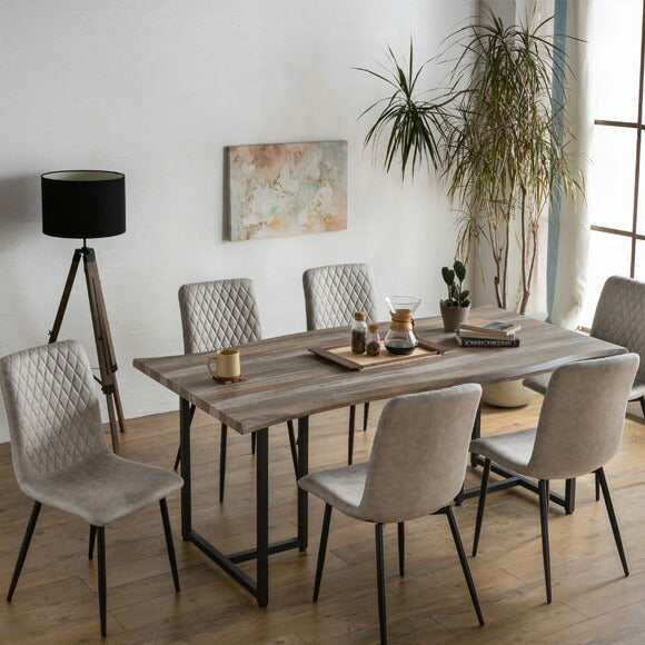 ダイニングチェア 2脚セット チェア 椅子 イス レザー ファブリック