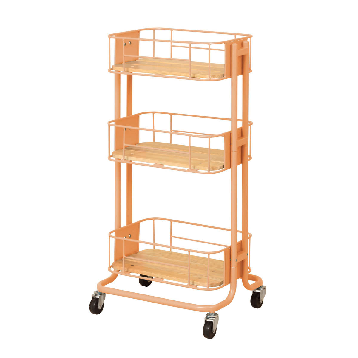 キッチンワゴン 3段 W445×D350×H855mm