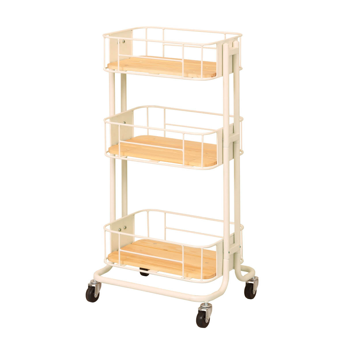 キッチンワゴン 3段 W445×D350×H855mm