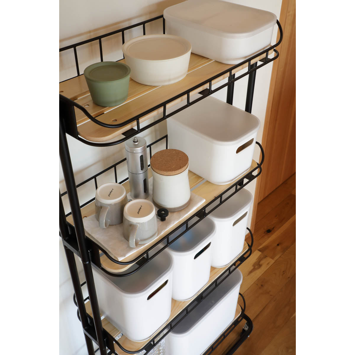 ラック 4段 W650×D350×H1300mm