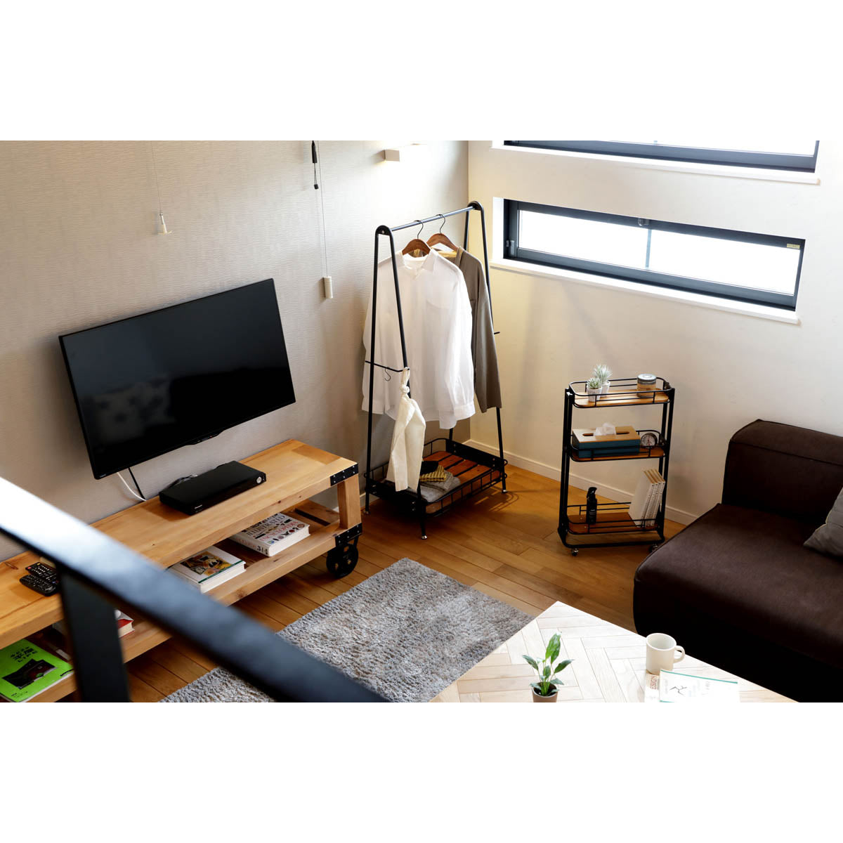 ハンガーラック W615×D450×H1380mm