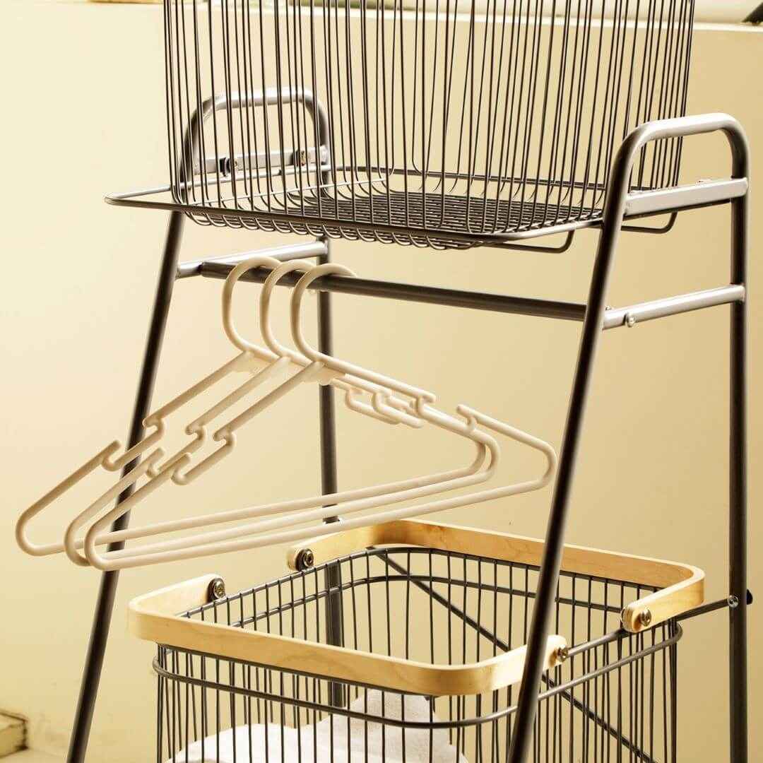 キャリーバスケット ワゴン S W380×D355×H970mm