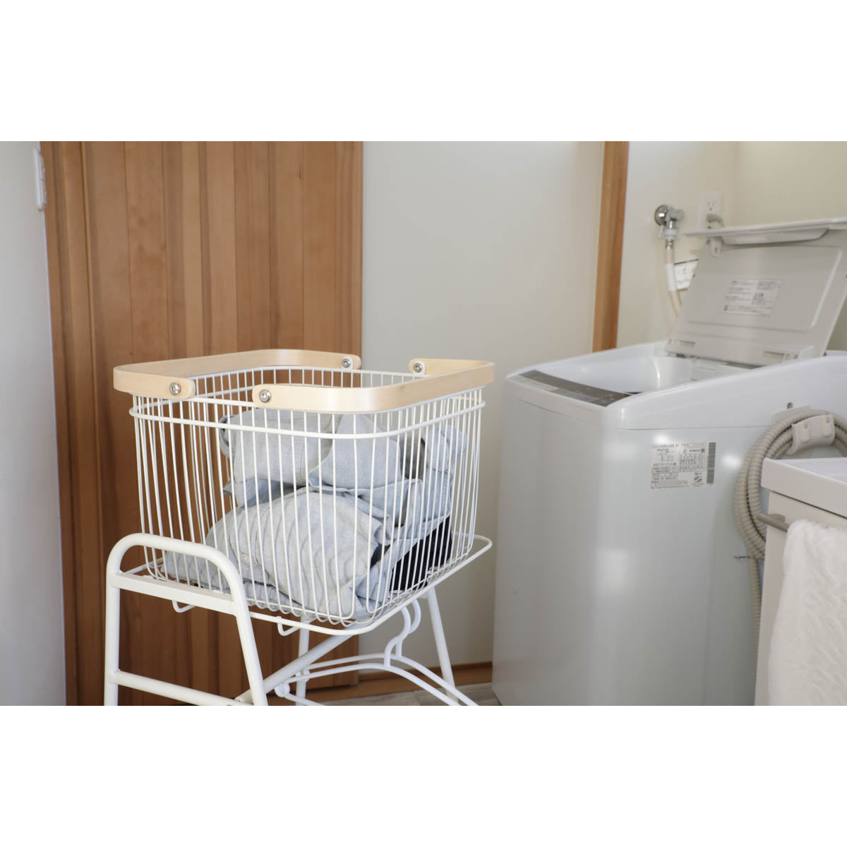 キャリーバスケット ワゴン S W380×D355×H970mm