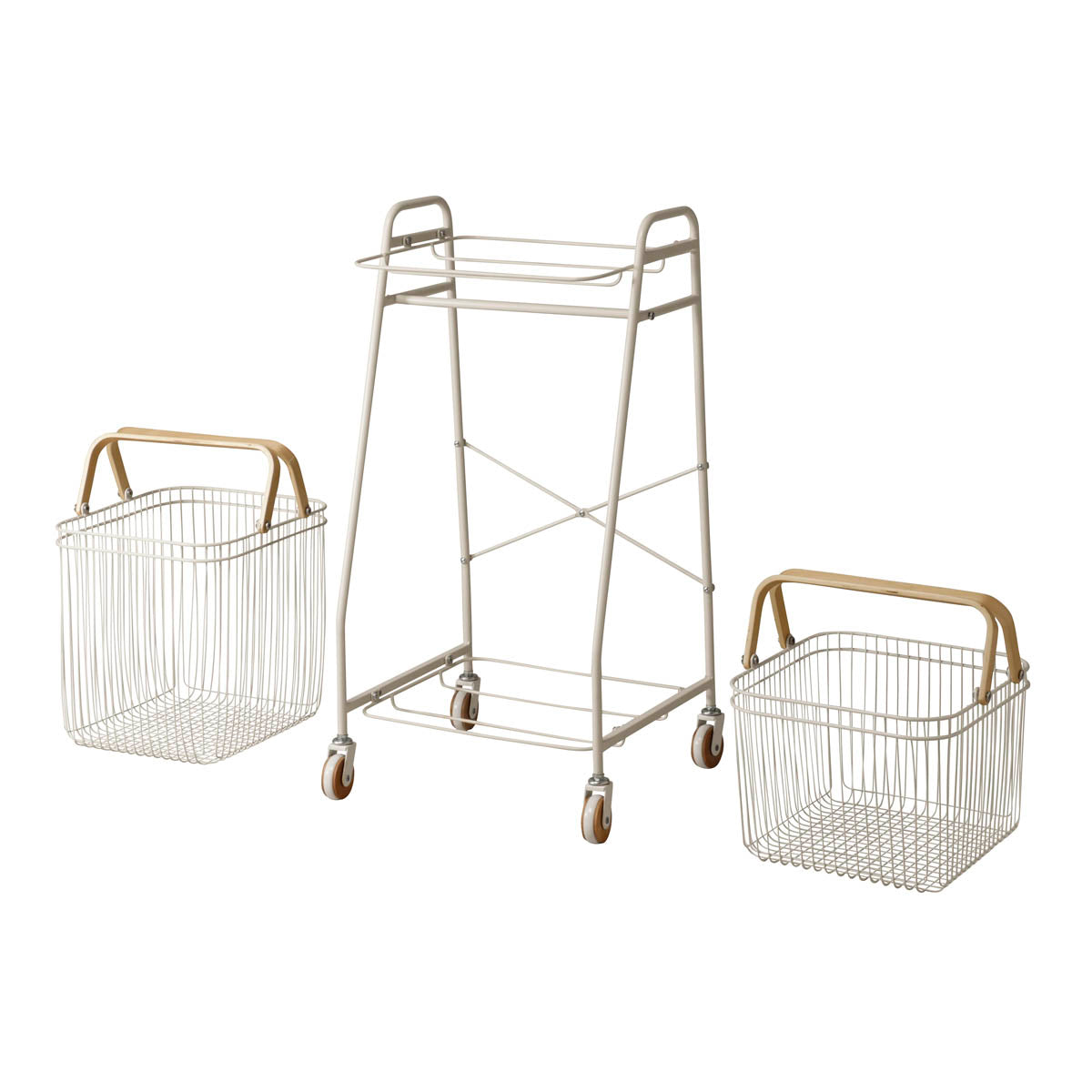 キャリーバスケット ワゴン S W380×D355×H970mm