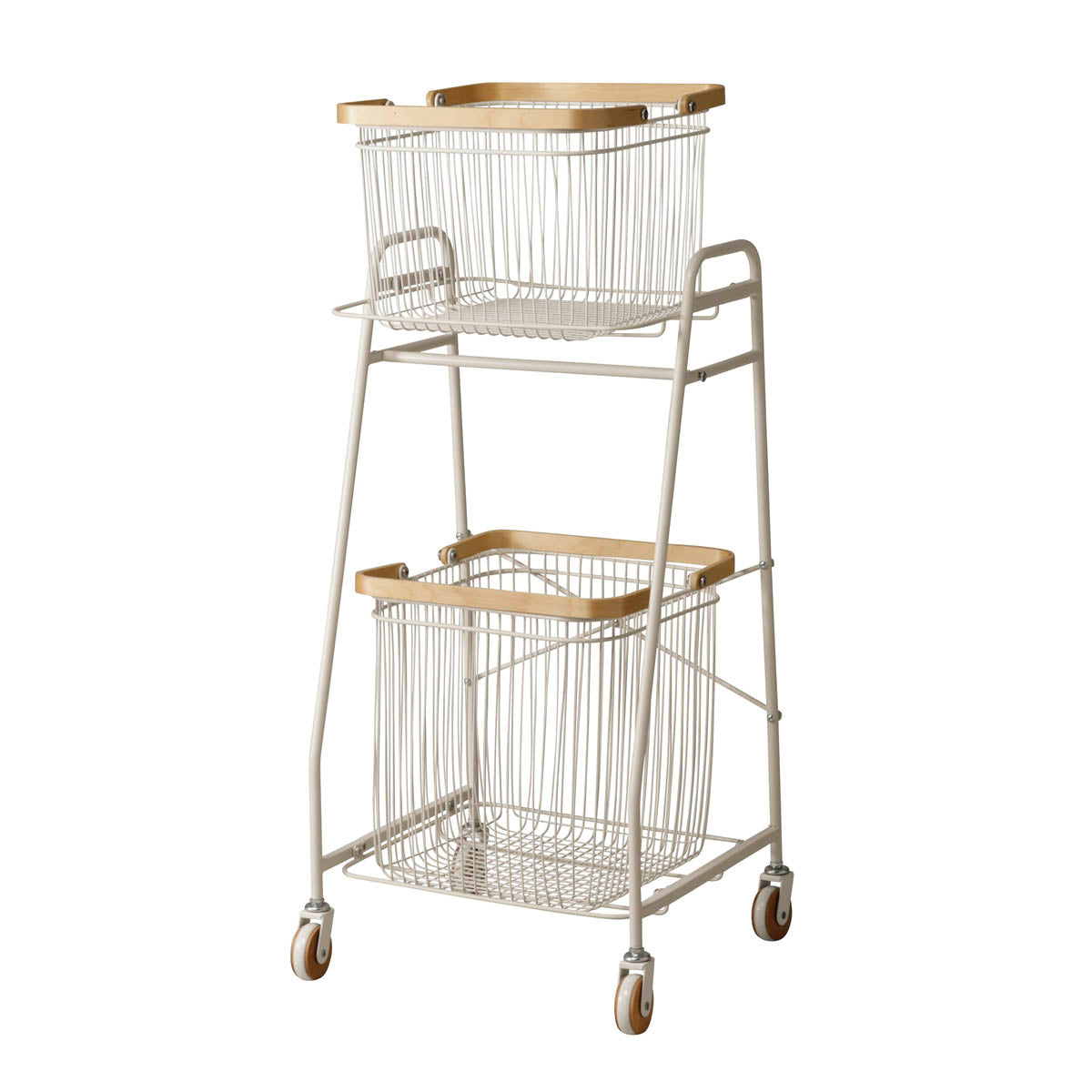 キャリーバスケット ワゴン S W380×D355×H970mm