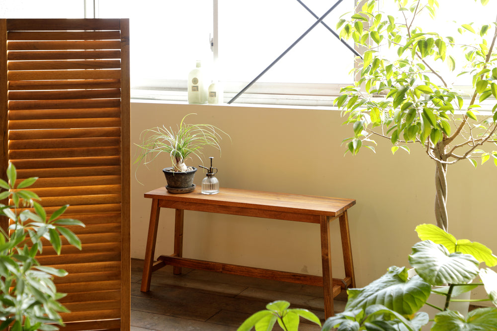 木製ベンチ 幅900mm×奥行305mm×高さ450mm