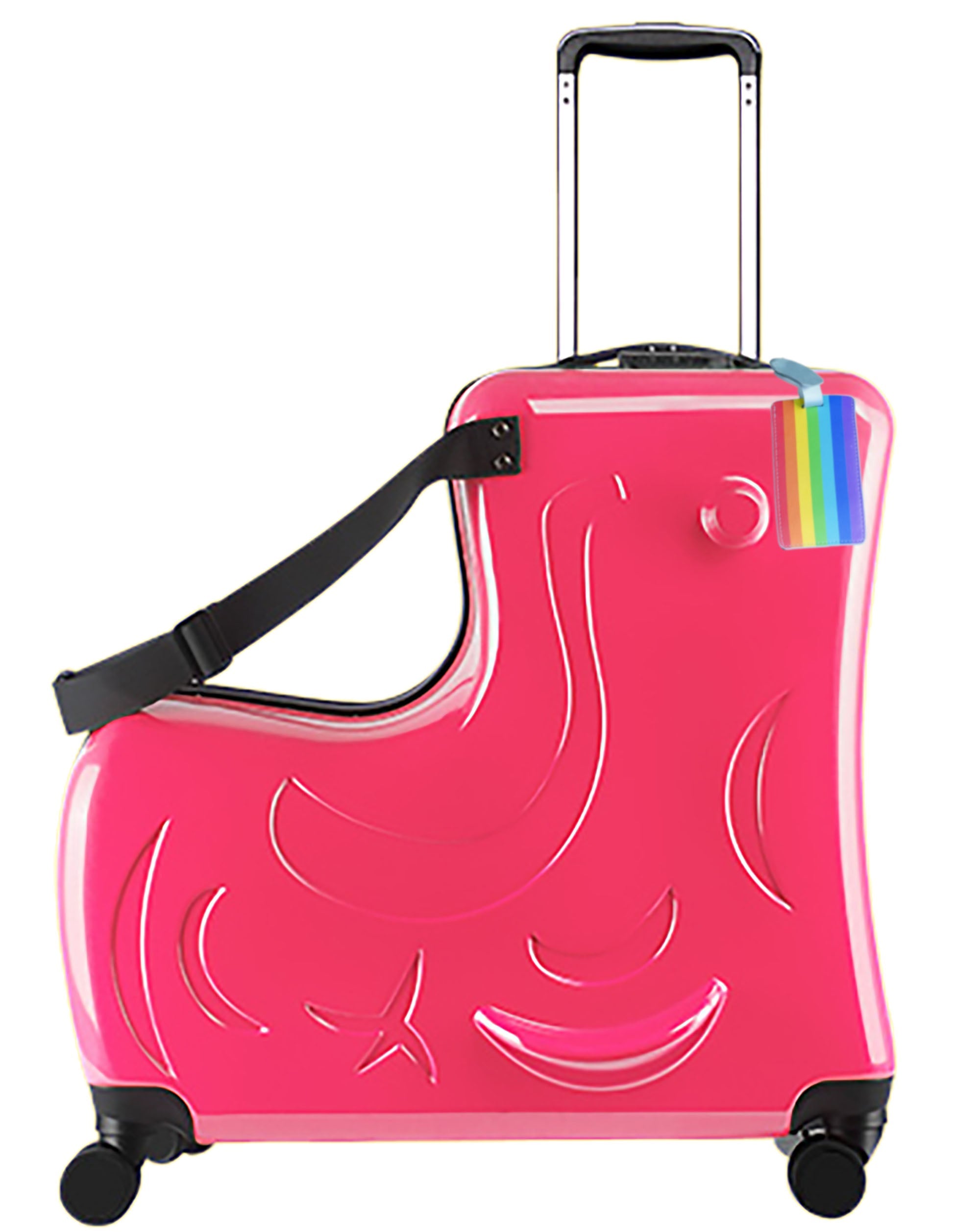 スーツケース 子供 用 乗れる 24インチ 21L オリジナルネームタグ付き Nippers