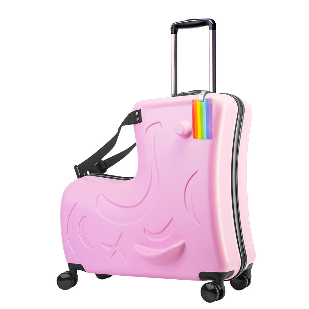 スーツケース 子供 用 乗れる 24インチ 21L オリジナルネームタグ付き Nippers