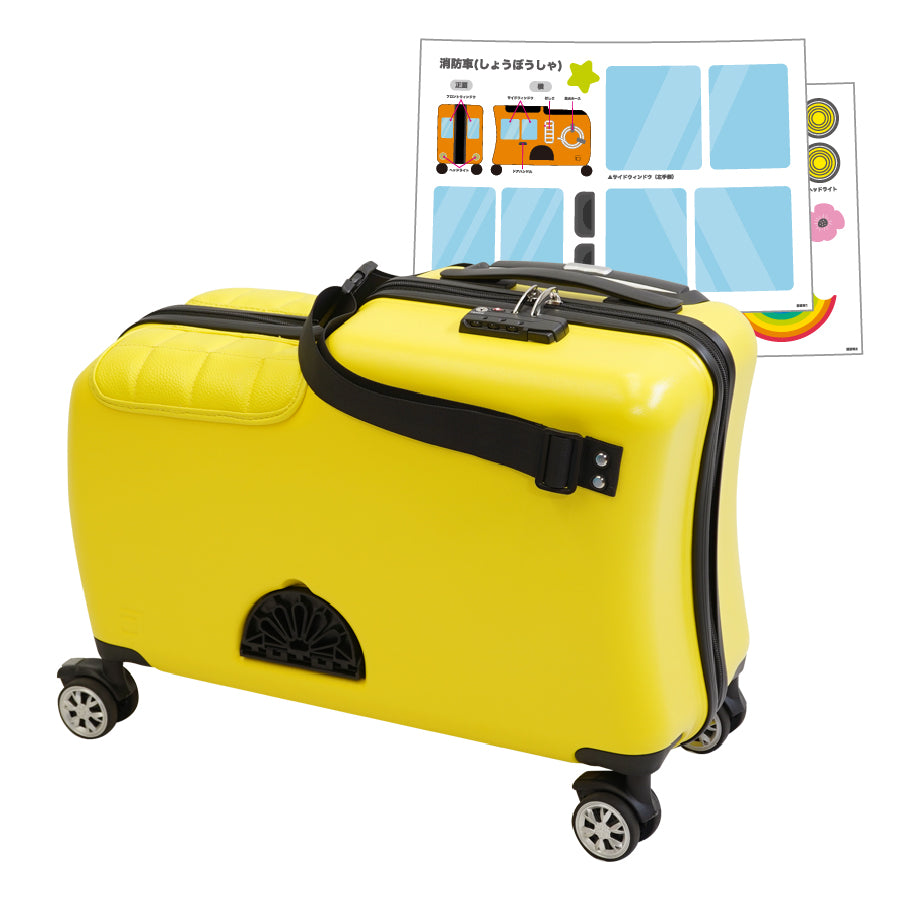 【国内安全検査クリア品質】Nippers 子供が乗れるスーツケース 国内検査クリア品質 機内持ち込みサイズ USBポートつき サステナブル素材 HAPIRIDE MINI (ハピライドミニ) 20インチ 32リットル