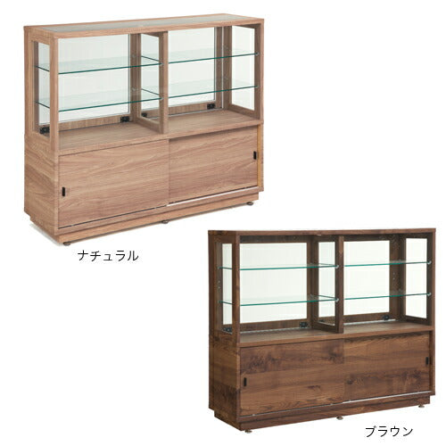 コレクションラック コレクションケース ロータイプ 幅130×奥行40×高さ110cm