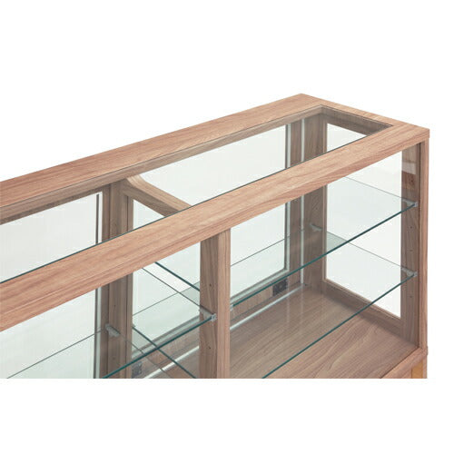 コレクションラック コレクションケース ロータイプ 幅130×奥行40×高さ110cm