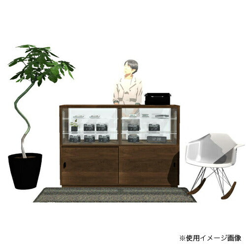 コレクションラック コレクションケース ロータイプ 幅130×奥行40×高さ110cm