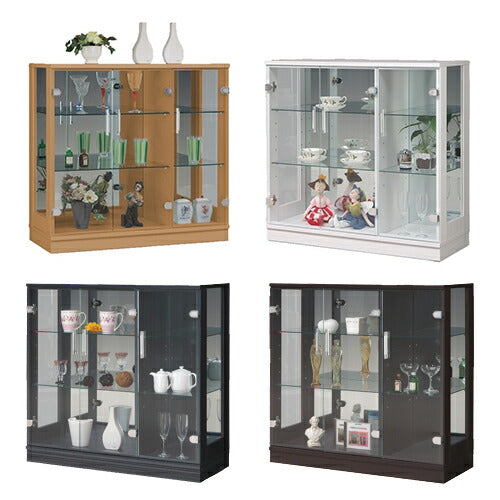 コレクションラック コレクションケース ロータイプ 幅90×奥行35×高さ86cm