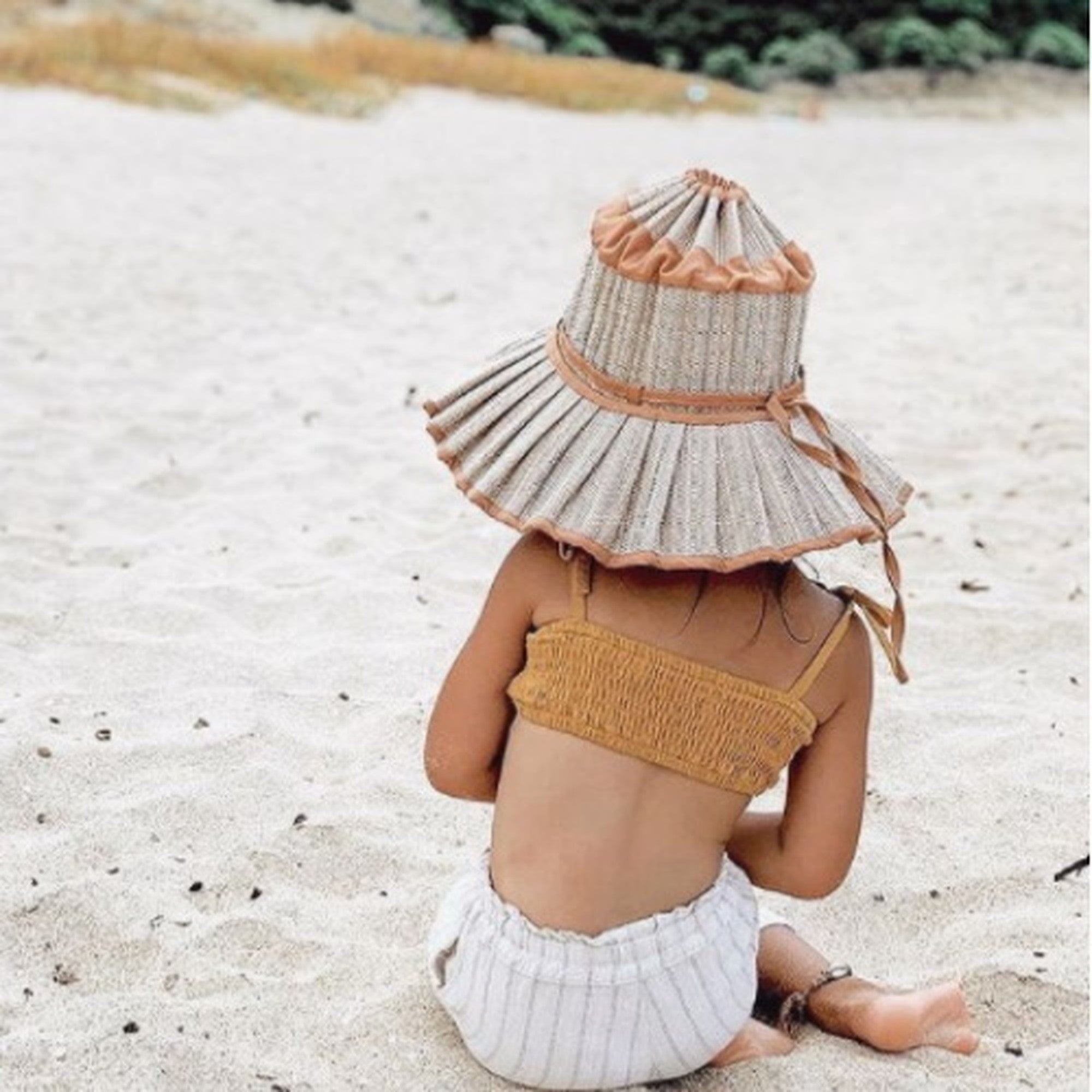 Lorna Murray Apparel ローナ マーレイ 帽子 麦わら帽子 ストローハット Child Capri Hat カプリ ハット M キッズ