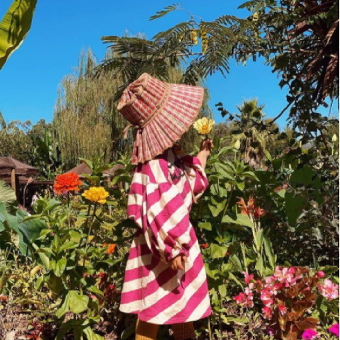 Lorna Murray Apparel ローナ マーレイ 帽子 麦わら帽子 ストローハット Child Luxe Capri Hat リュクスカプリ ハット M キッズ - 【公式】allecore(アレコレ) 家具インテリア・生活雑貨のオンライン通販