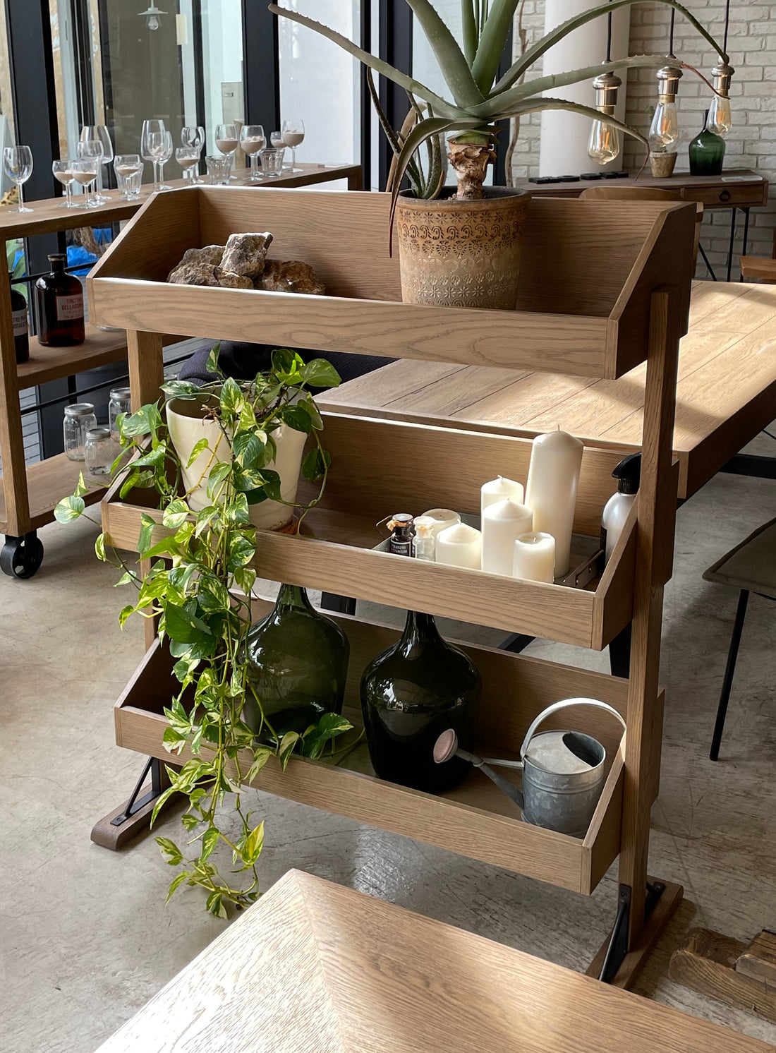 プランターラック ガーデンシェルフ 幅1000×奥行360×高さ1200mm - 【公式】allecore(アレコレ) 家具インテリア・生活雑貨のオンライン通販