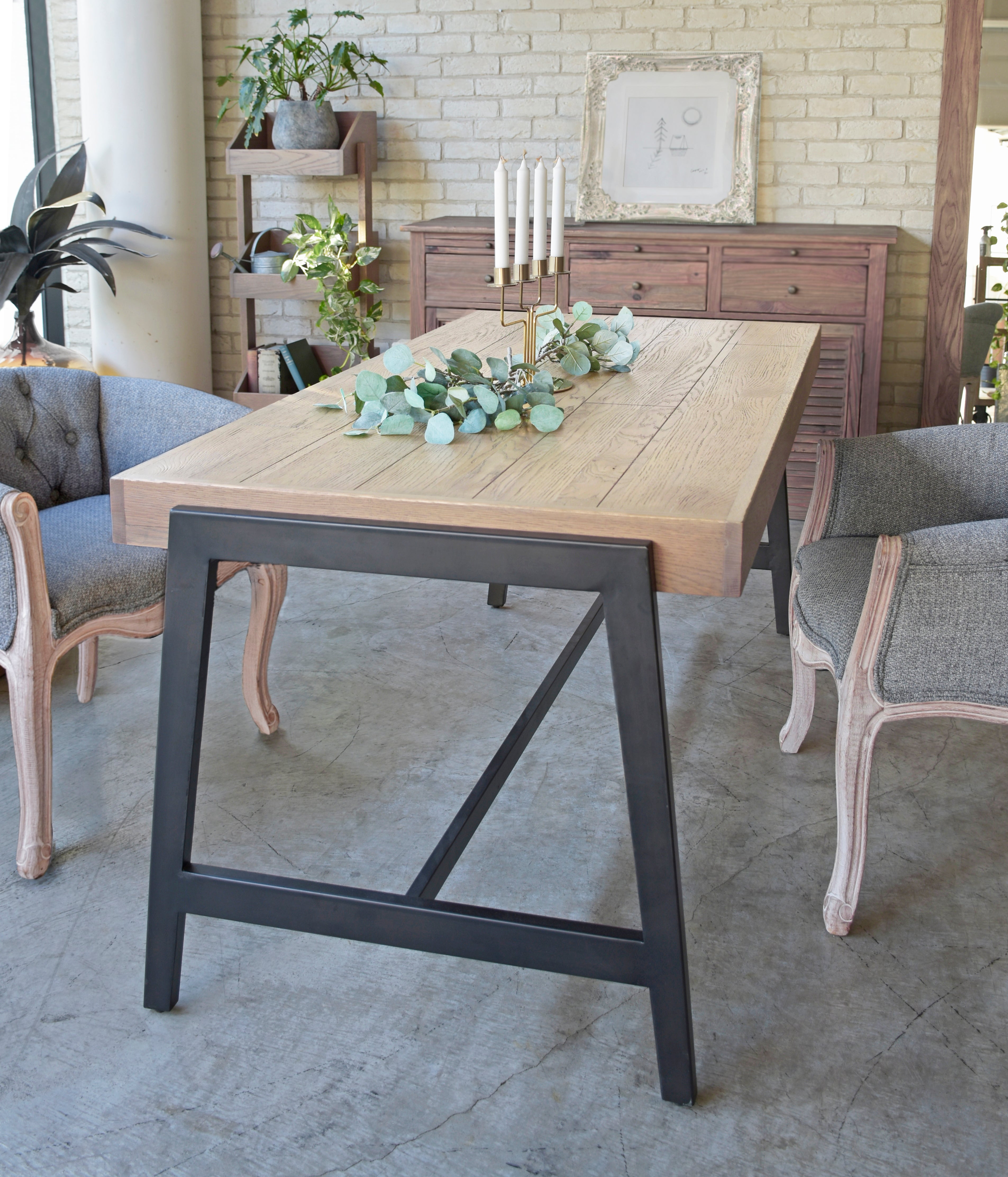 ダイニングテーブル 完成品 幅1600mm×奥行800m×高さ730mm