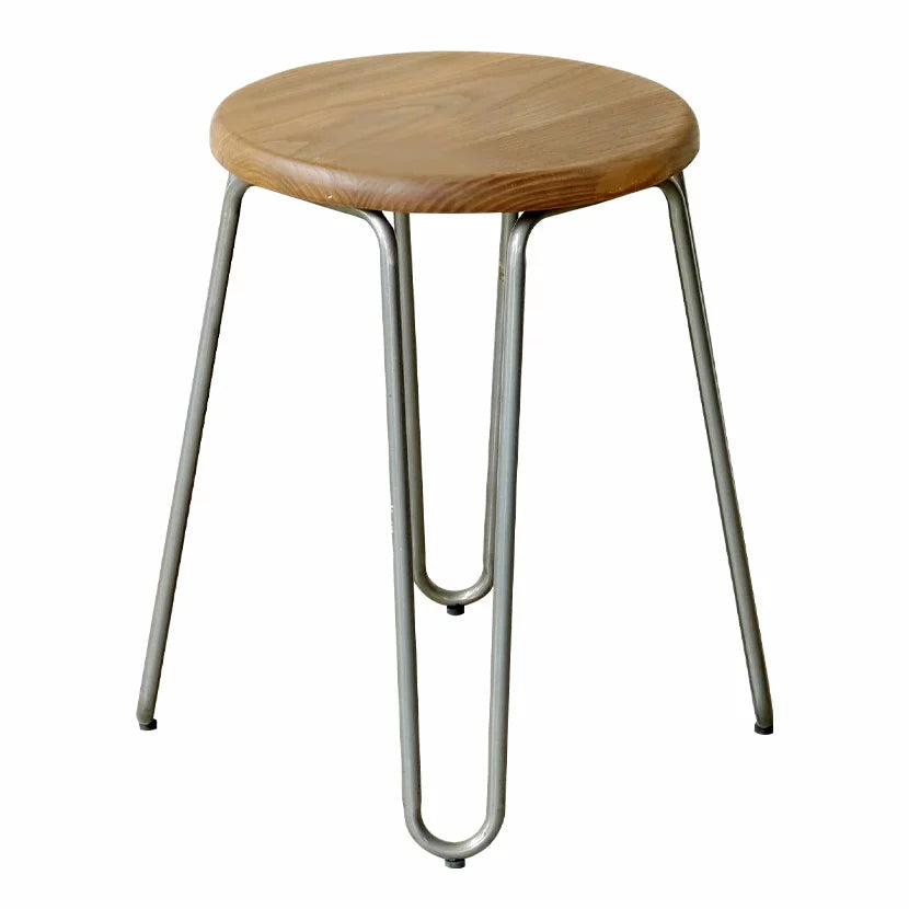 スツール 丸椅子 完成品 スチール脚 幅360mm×奥行360mm×高さ450mm