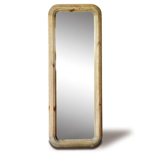 鏡 ミラー ナチュラル 完成品 幅600×奥行60×高さ1600mm