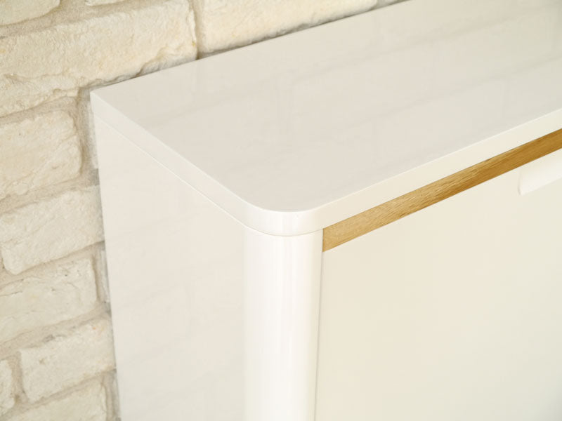 シューズボックス 完成品 幅688mm×奥行240mm×高さ1225mm