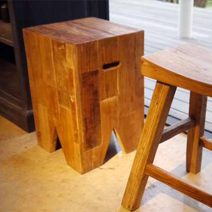 スツール 完成品 幅310mm×奥行310m×高さ470mm