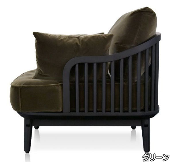 ソファ 1人掛け 完成品 幅900mm×奥行840mm×高さ800mm・床から座面380mm