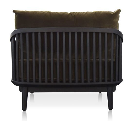 ソファ 1人掛け 完成品 幅900mm×奥行840mm×高さ800mm・床から座面380mm