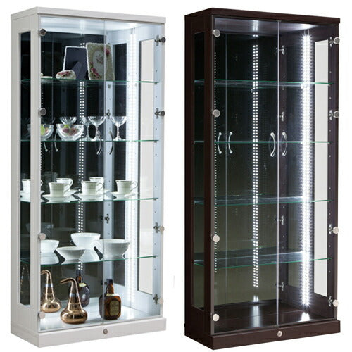 コレクションラック コレクションケース ロータイプ 4段 幅70×奥行30×高さ127cm