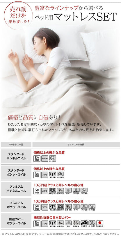【新商品】棚・コンセント付きフロアベッド SKY line スカイ・ライン ベッドフレームのみ セミダブル 送料無料
