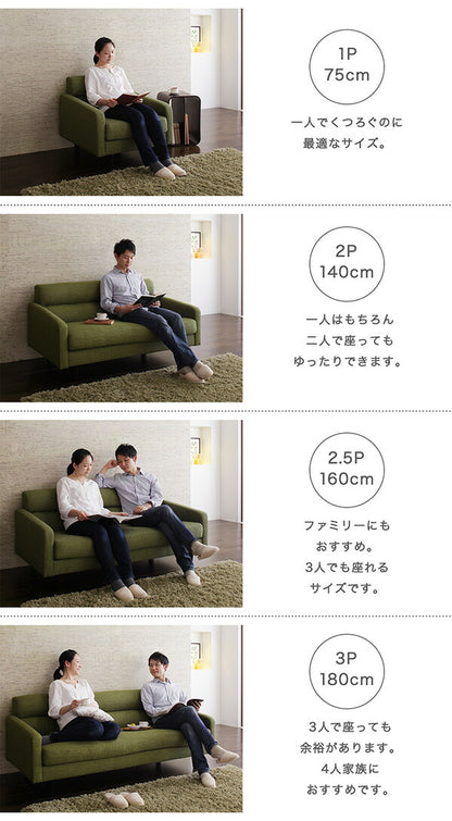 スタンダードソファ Milan ミラン ソファ 幅75cm 送料無料