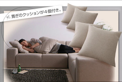 【新商品】コーナーソファセット ALFRED アルフレッド ソファ＆オットマンセット 2P×2+コーナー 送料無料